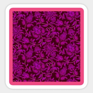 Pink Paisley Sticker